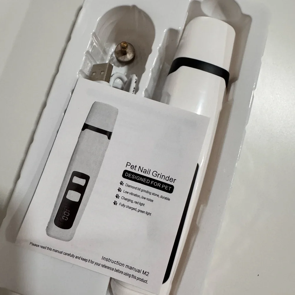 Pet nail grinder trimmer
